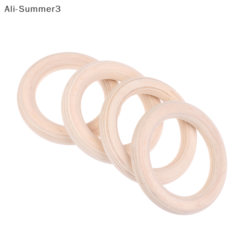 Gymnastic Ring Wood - 2 unidades/par anel de madeira portátil