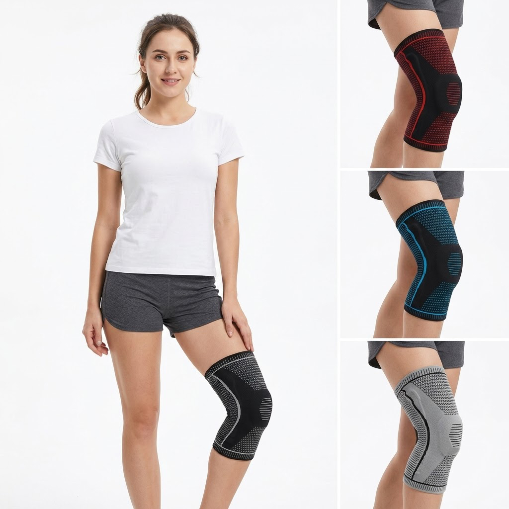 Knee Sleeve Pair - Joelheira Única com Suporte de Mola,