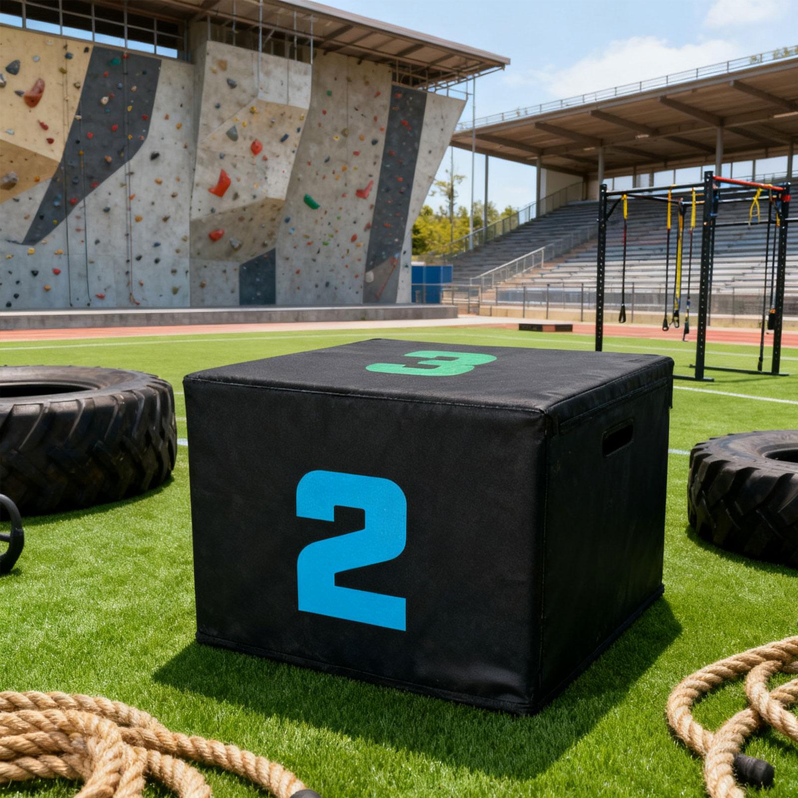 Box Jump Plyo - Plataforma de passo de caixa de