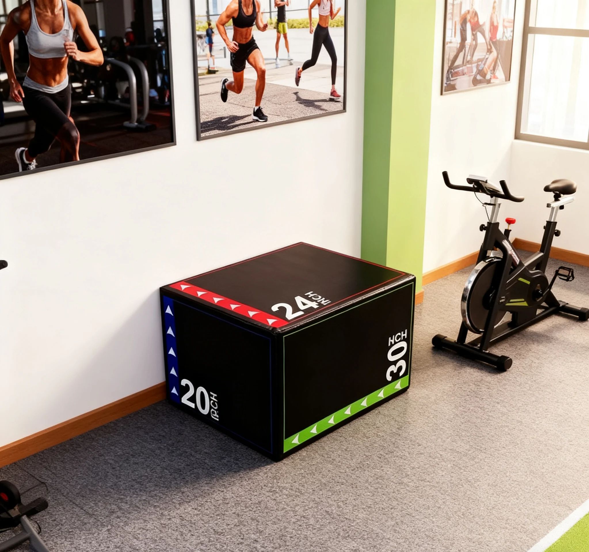 3-em-1 caixa de salto fotométr - Box Jump Plyo avaliação e preço