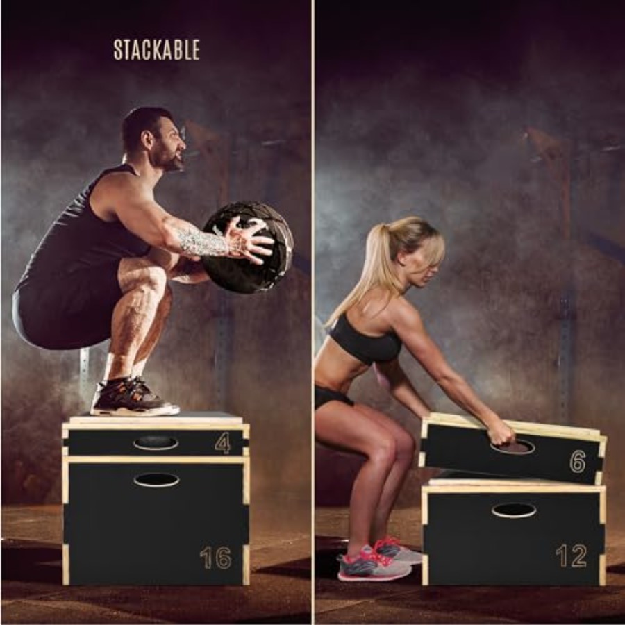 Caixa Plyo de Madeira 3 em 1 p - Box Jump Plyo avaliação e preço