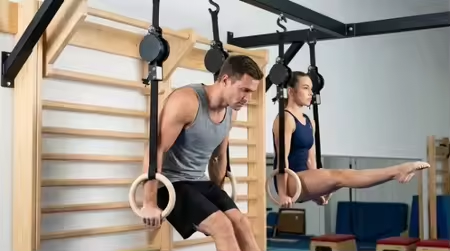 Anéis de fitness de bétula de  - Gymnastic Ring Wood avaliação e preço