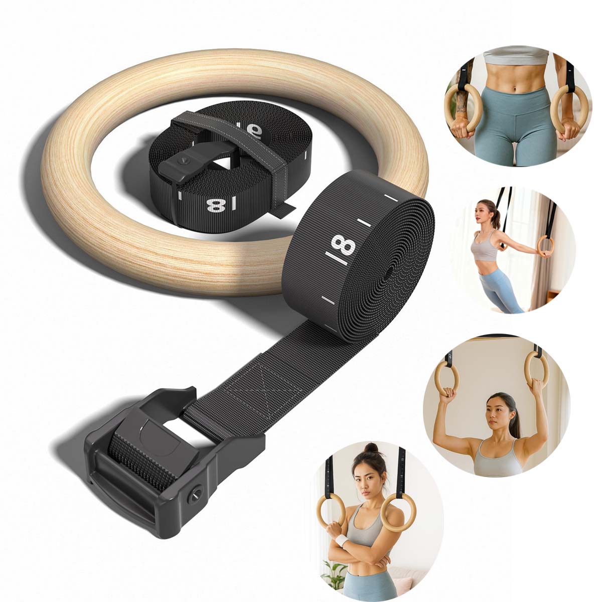 Anéis de ginástica de madeira  - Gymnastic Ring Wood avaliação e preço